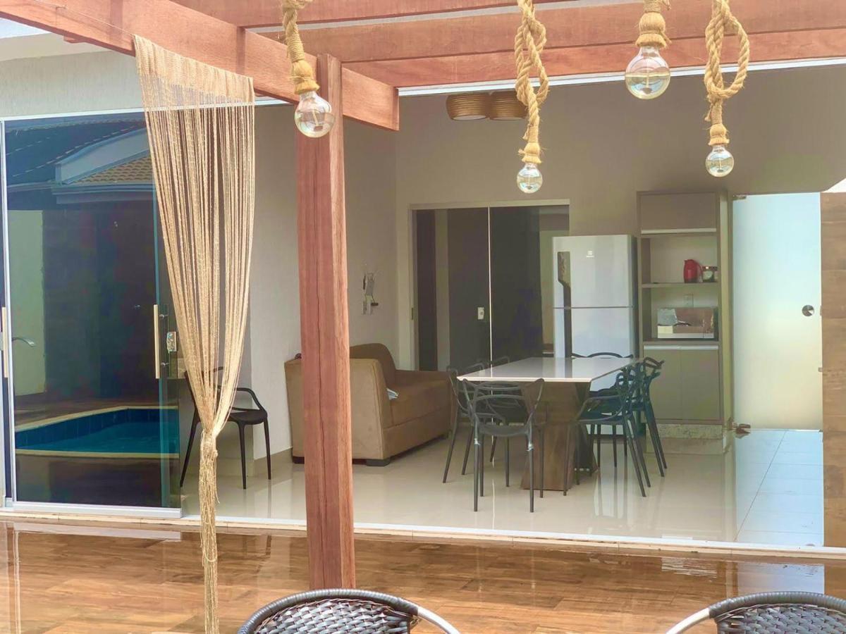 Casa Com Piscina E Duas Suites Perto Do Parque Lagoa Quente Caldas Novas Exterior photo